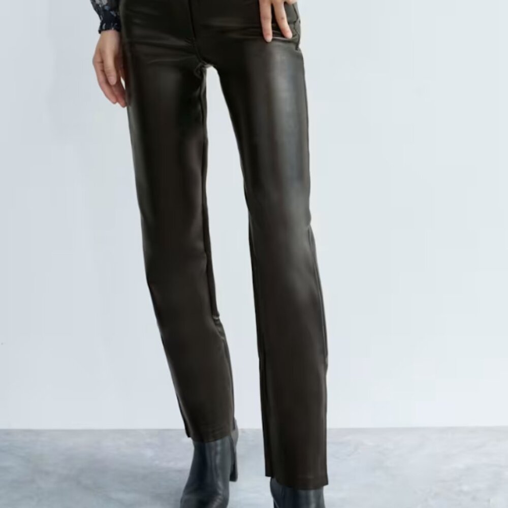 Aritzia Wilfred Melina Low Rise Pant, Black - Size 2
